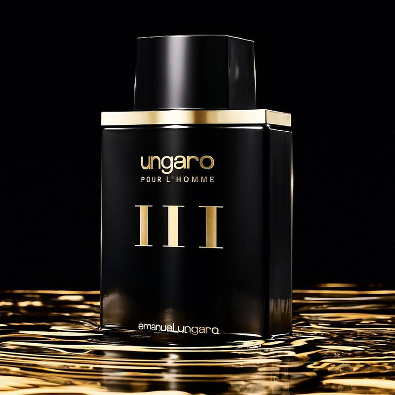ادو تویلت مردانه امانویل اونگارو مدل Ungaro pour L'Homme III حجم 100 میلی لیتر