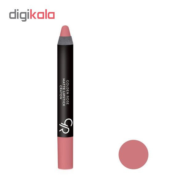 رژلب مدادی گلدن رز مدل Crayon شماره 22
