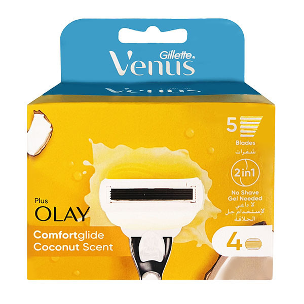 تیغ یدک ژیلت مدل OLAY بسته 4 عددی