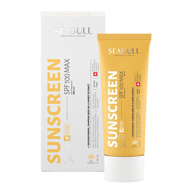 کرم ضد آفتاب بدون رنگ سی گل SPF 100 مدل Pro مناسب انواع پوست حجم 50 میلیلیتر