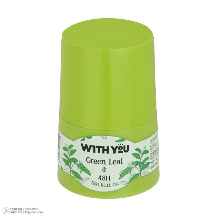 رول ضد تعریق زنانه ویت یو مدل GREEN LEAF حجم 50 میلی لیتر