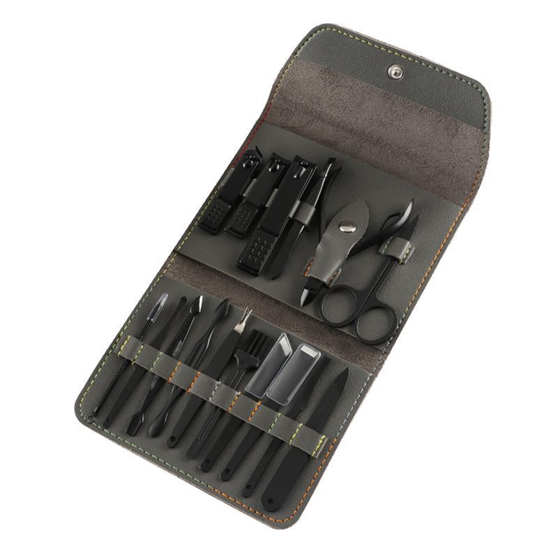 ست مانیکور و پدیکور مدل 16-Leather مجموعه 16 عددی
