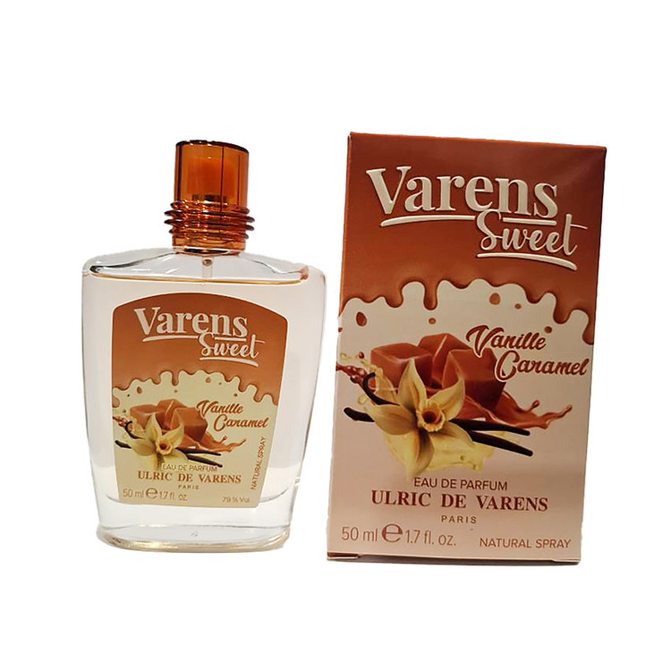 ادوپرفیوم اولریک دو وارن مدل Vanille Caramel با رایحه گرم حجم 50 میلیلیتر