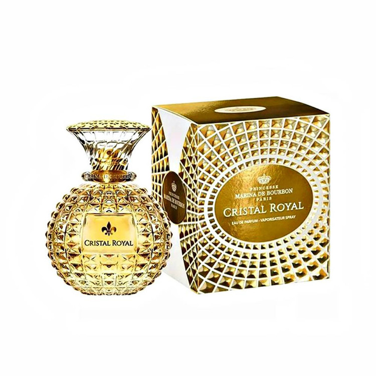 ادوپرفیوم زنانه پرنسس مارینا دو بوربون مدل Cristal Royal با رایحه خنک حجم 100 میلیلیتر