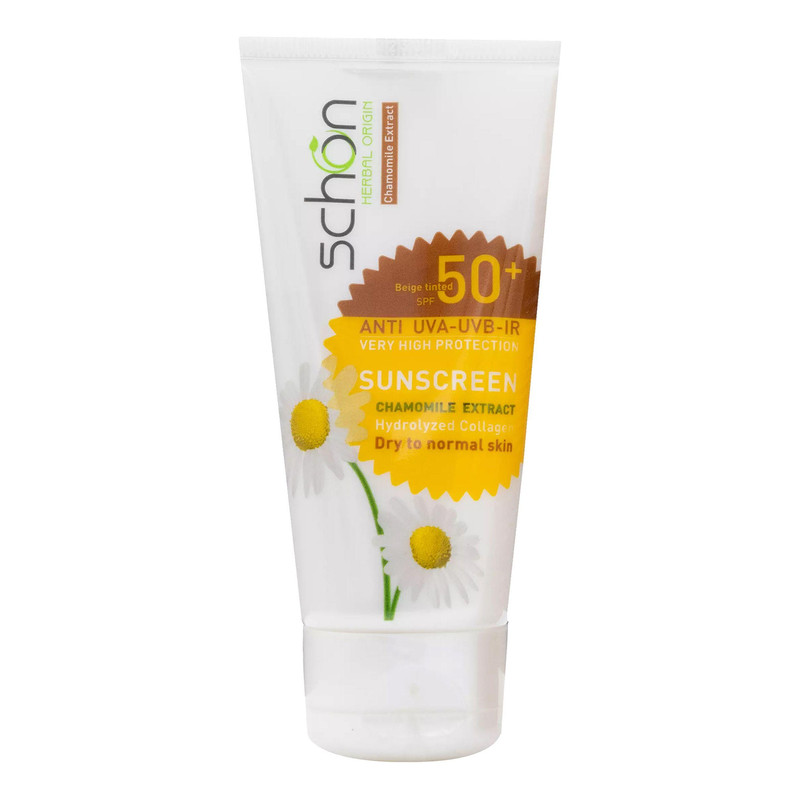 کرم ضدآفتاب شون با رنگ بژ +SPF50