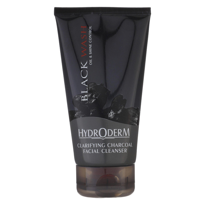 ژل شستشوی هیدرودرم مدل Black Wash مناسب پوست های چرب حجم 150 میلی لیتر