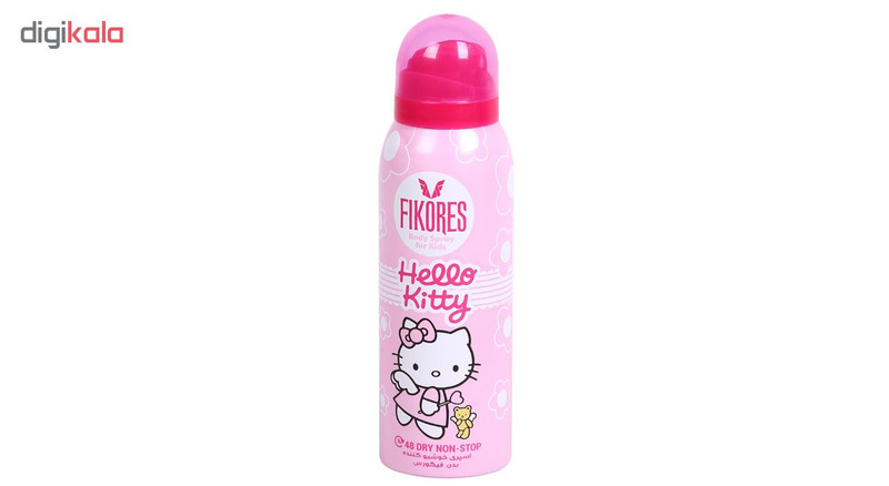 اسپری کودک فیکورس مدل HELLO KITTY حجم 125 میلی لیتر