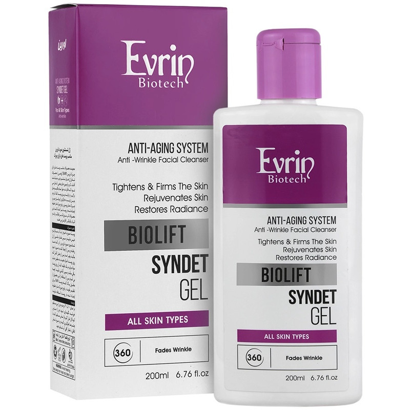 ژل شست‌وشوی صورت اورین بیوتک مدل BIOLIFT SYNDET مناسب برای انواع پوست حجم 200 میلی‌لیتر