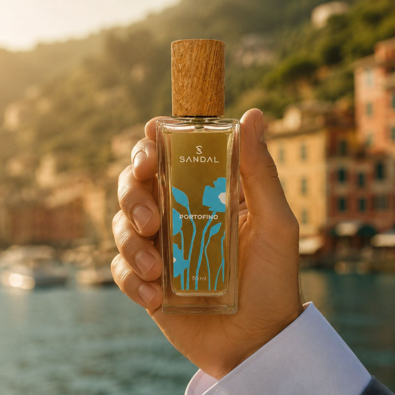 ادوپرفیوم زنانه صندل مدل Portofino با رایحه خنک حجم 50 میلیلیتر