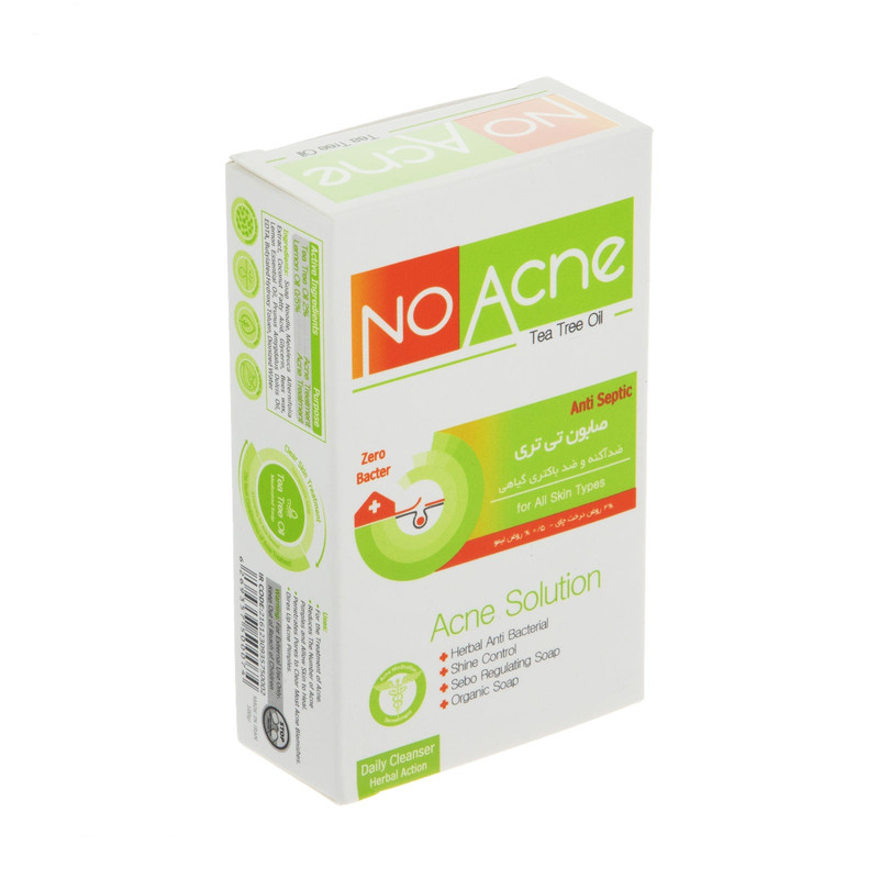 صابون شستشو نو آکنه مدل Tea Tree Oil وزن 100 گرم مجموعه 2 عددی