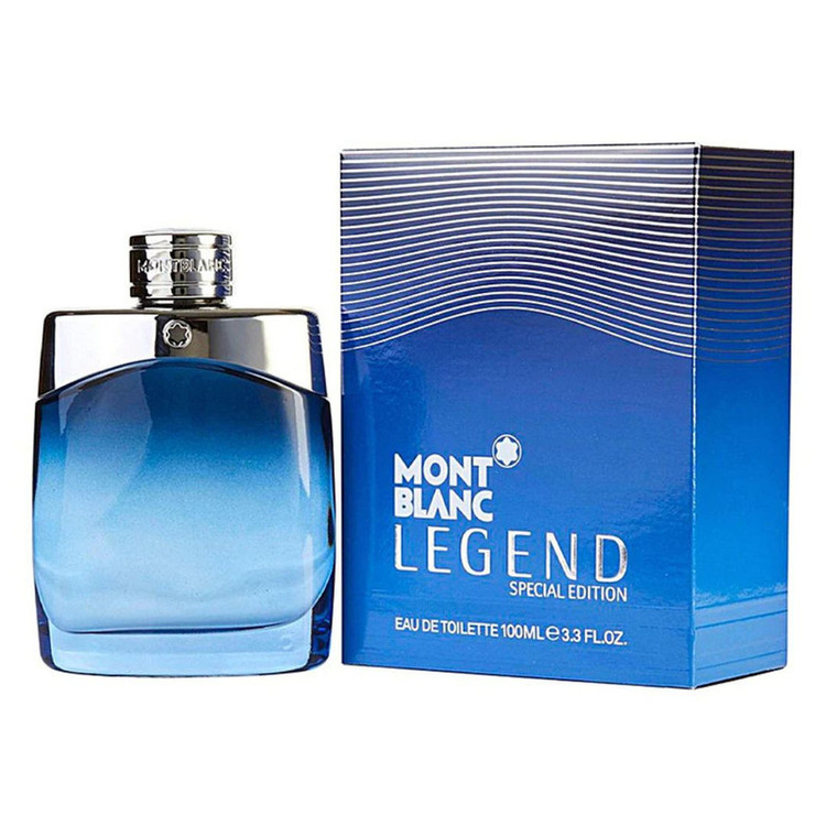 ادو پرفیوم مردانه مونت بلنک مدل Legend Blue با رایحه خنک حجم 100 میلی لیتر