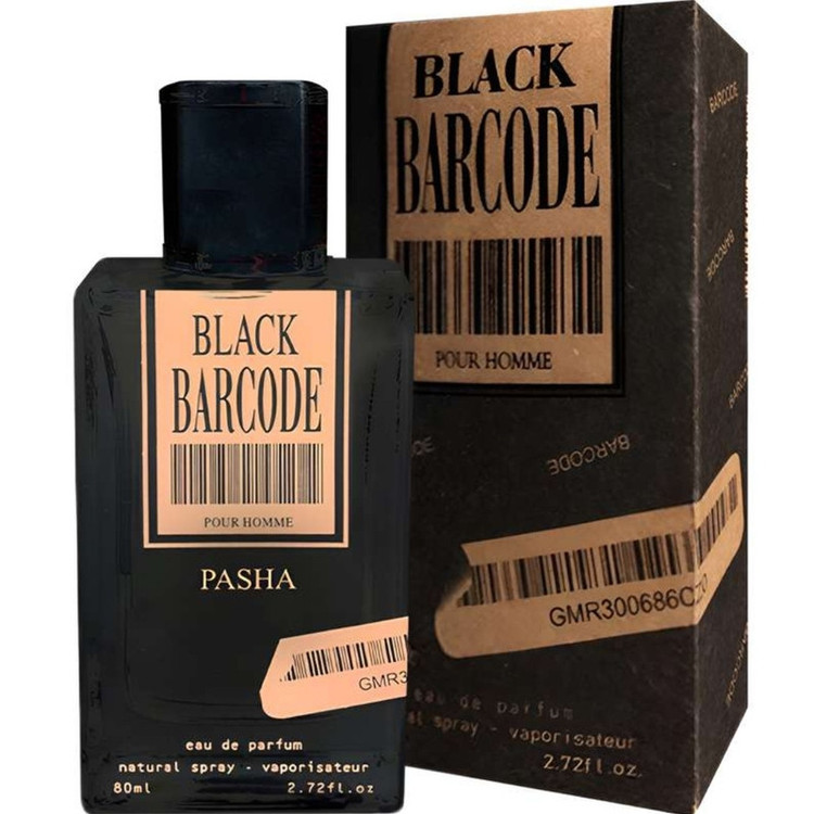 ادو پرفیوم مردانه پاشا مدل BLACK BARCODE Terre d Hermes حجم 80 میلی لیتر