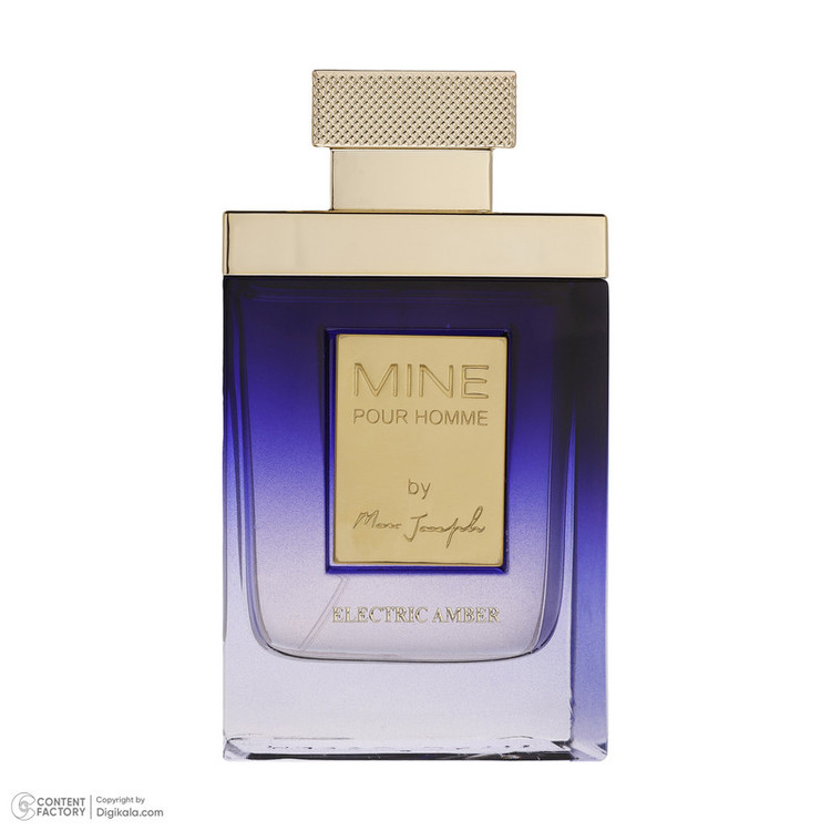 تستر ادو پرفیوم مردانه مارک ژوزف مدل mine pour homme electric amber با رایحه خنک حجم 110 میلی لیتر