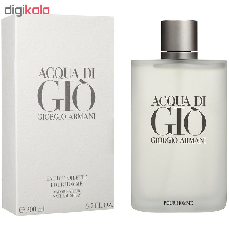 ادو تویلت مردانه جورجیو آرمانی مدل Acqua di Gio حجم 200 میلی لیتر