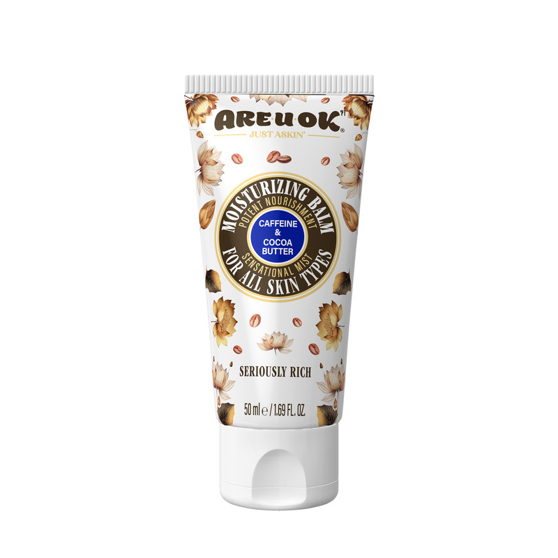 بالم مرطوب‌کننده آر یو اوکی مدل caffeine and cocoa butter حجم 50 میلی‌لیتر