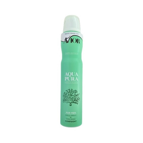 اسپری بدن اویور مدل MEGAMARE AQUA PURA حجم 200 میلی لیتر