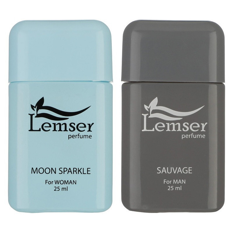 عطر جیبی لمسر مدل Sauvage - MOON SPARKLE حجم 25 میلی لیتر مجموعه دو عددی