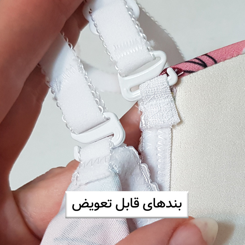 ست شورت و سوتین زنانه لناژنکن مدل اسفنجی فنردار 5740-2
