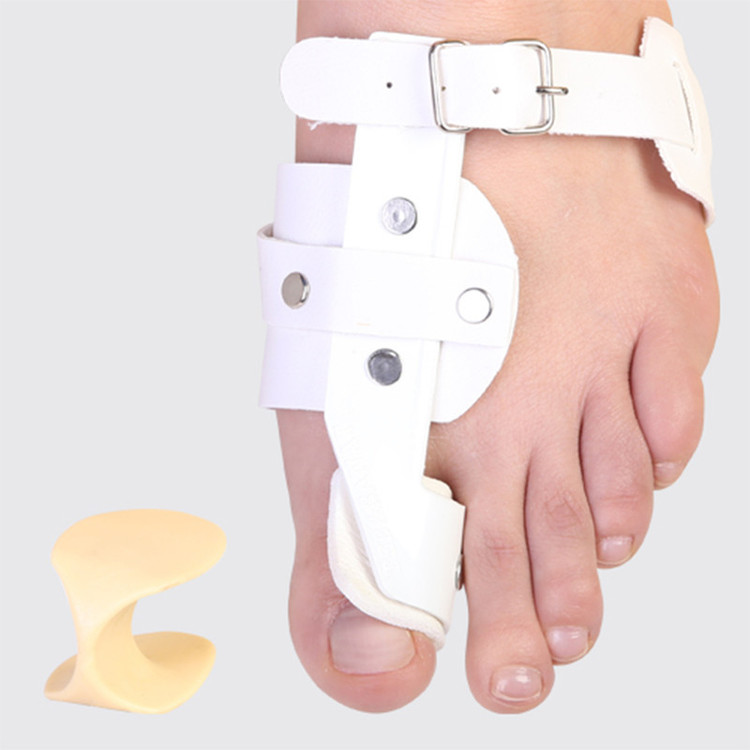 مجموعه اسپلینت هالکوس والگوس طب و صنعت مدل 10100 به همراه فاصله دهنده پا سایز L پای راست
