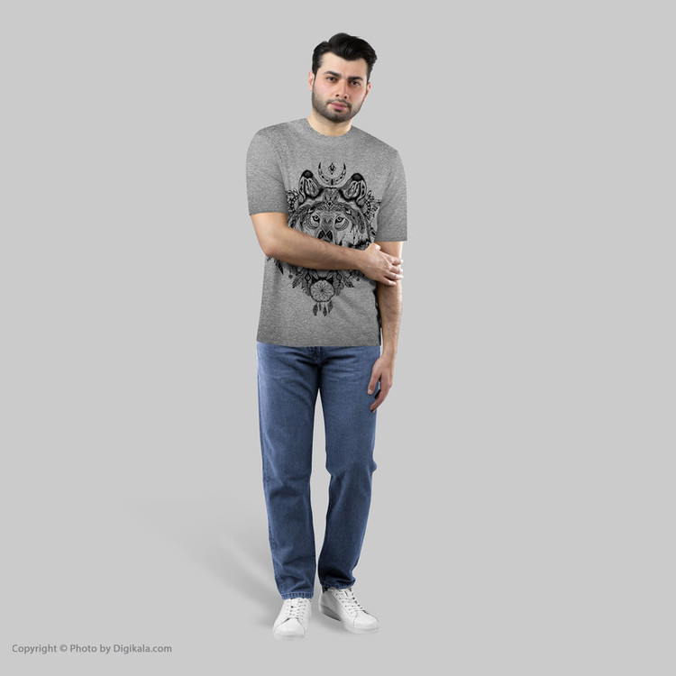 تی شرت مردانه طرح wolf کد S246