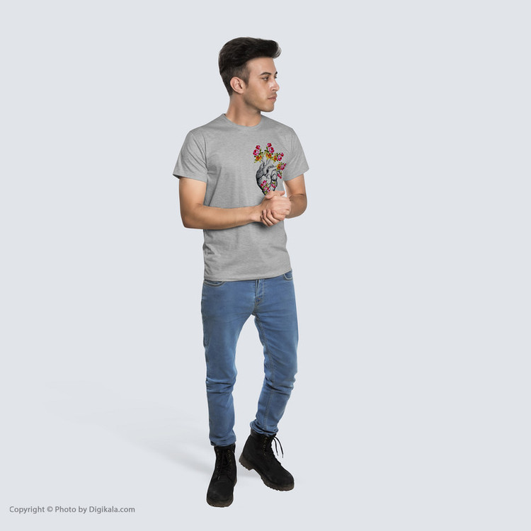 تیشرت مردانه طرح قلب کد B03