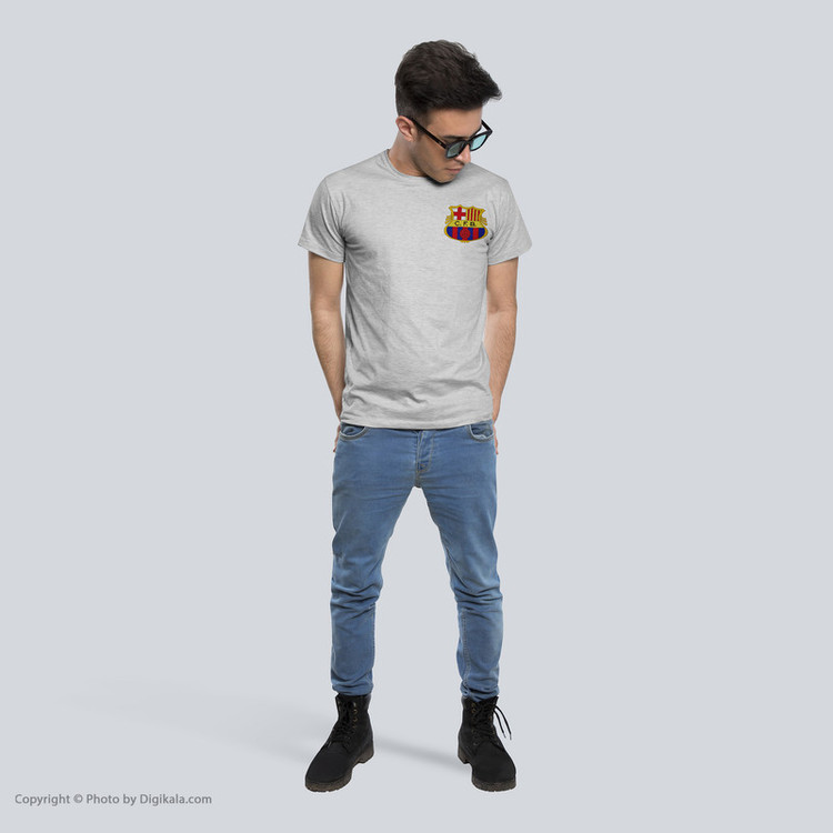 تی شرت مردانه طرح بارسلونا کد S688