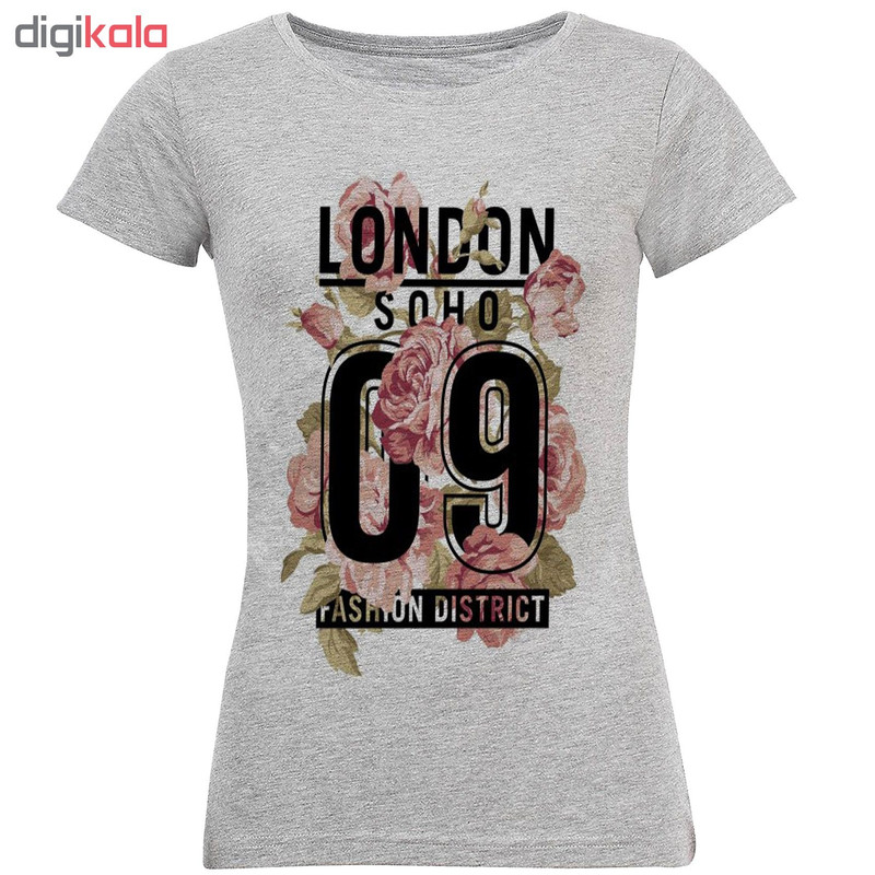 تیشرت زنانه طرح LONDON کد S51