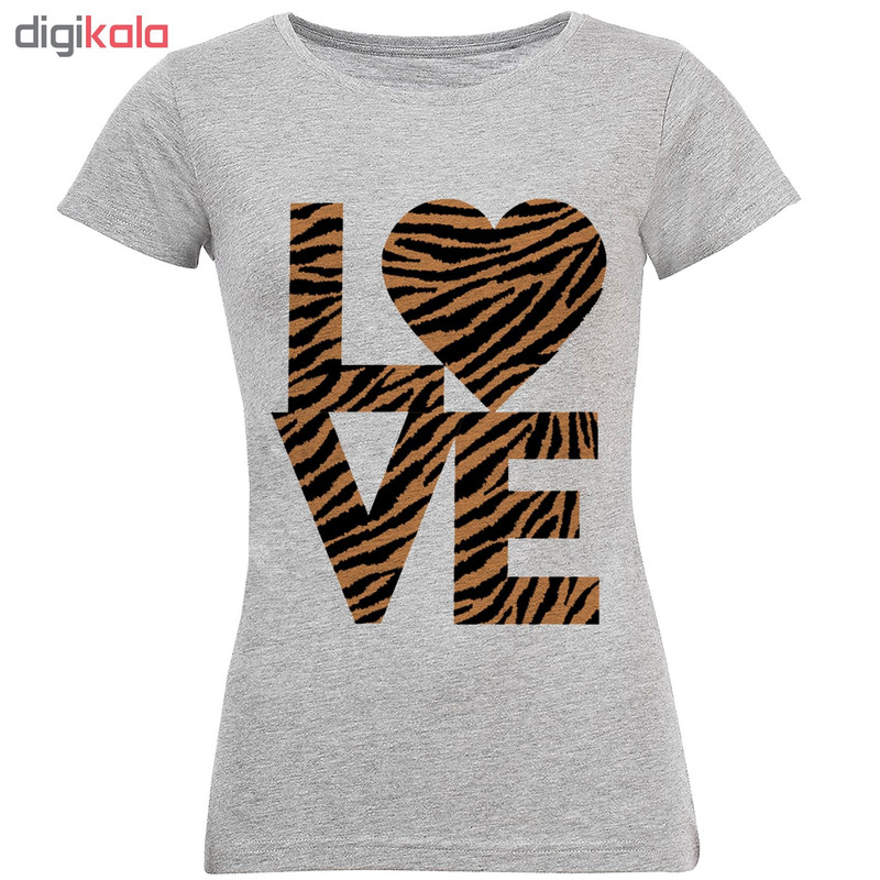 تیشرت زنانه طرح LOVE کد S77