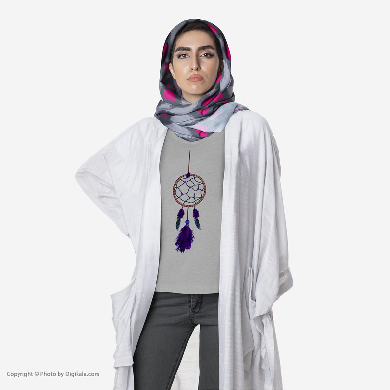 تی شرت آستین کوتاه زنانه طرح دریم کچر کد S504