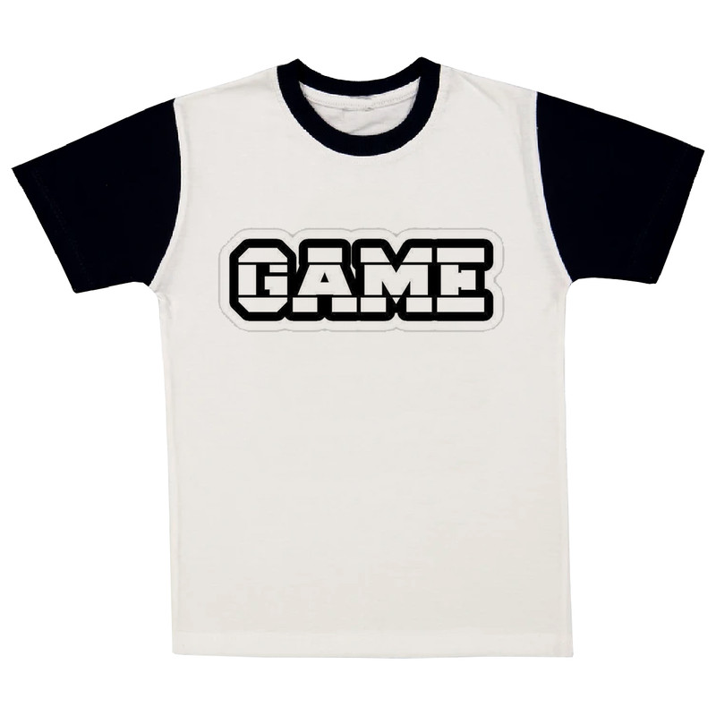 تی شرت آستین کوتاه پسرانه مدل A118 GAME