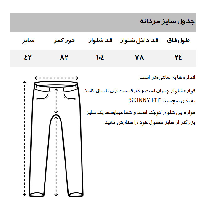 شلوار جین مردانه مانگو مدل BK525JUD