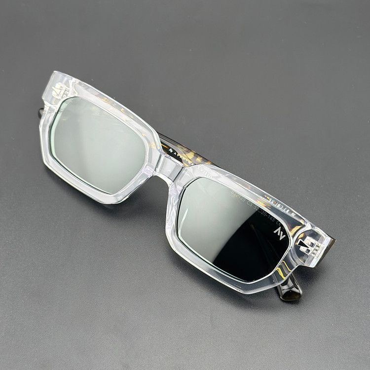 عینک آفتابی مستطیلی آلبرت وگ مدل S32129C3 Acetate Avantgarde Visionary