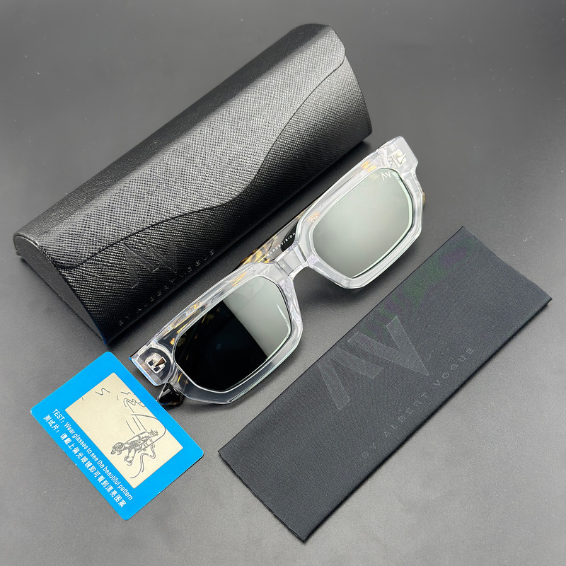 عینک آفتابی مستطیلی آلبرت وگ مدل S32129C3 Acetate Avantgarde Visionary