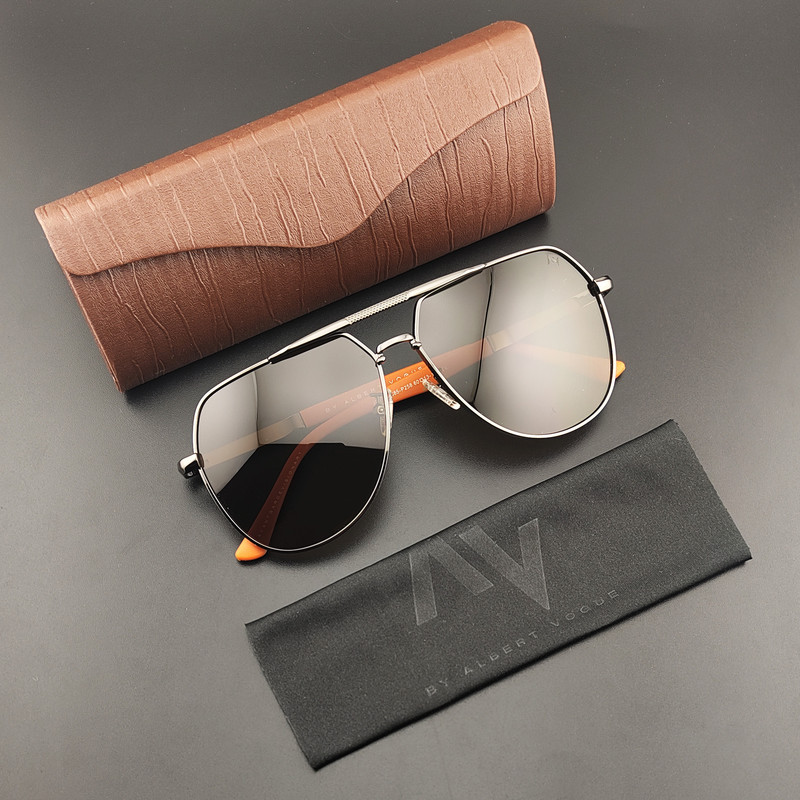 عینک آفتابی مردانه آلبرت وگ مدل JS8553C85-P258 Polarized Avantgarde Visionary