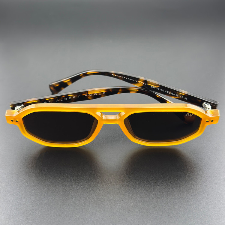 عینک آفتابی خلبانی (Aviator) آلبرت وگ مدل S31119C5 Acetate Avantgarde Visionary