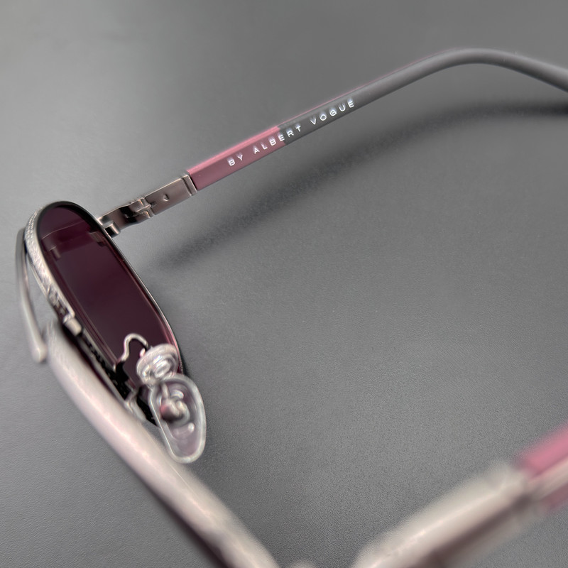 عینک آفتابی خلبانی مردانه آلبرت وگ مدل 6306C21P39 Polarized Maroon