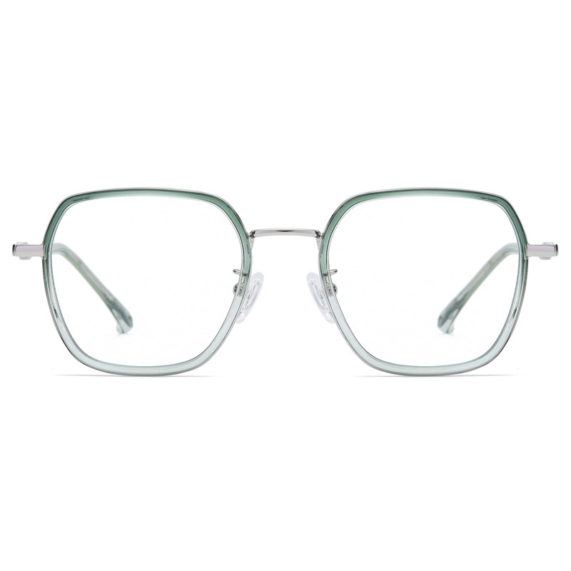 فریم عینک طبی مربعی زنانه مدل TJ837 C432-p81 Contrast Pearl Harbor مناسب برای صورت بیضی