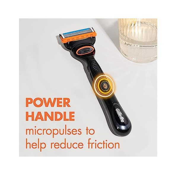 خود تراش ژیلت مدل FUSION 5 POWER به همراه ژل اصلاح ژیلت مدل MOISTURISING حجم 200 میلی لیتر