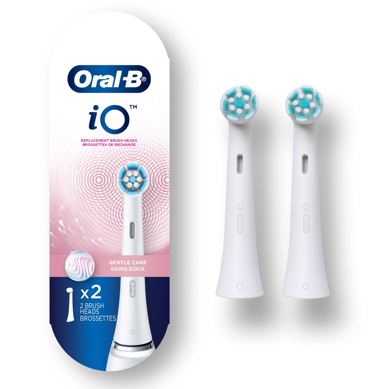 سری یدک مسواک برقی اورال-بی مدل iO GENTLE CARE بسته 2 عددی