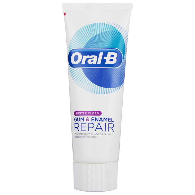 خمیر دندان اورال بی سری Gum And Enamel Repair مدل Gentle Clean حجم 75 میلی لیتر