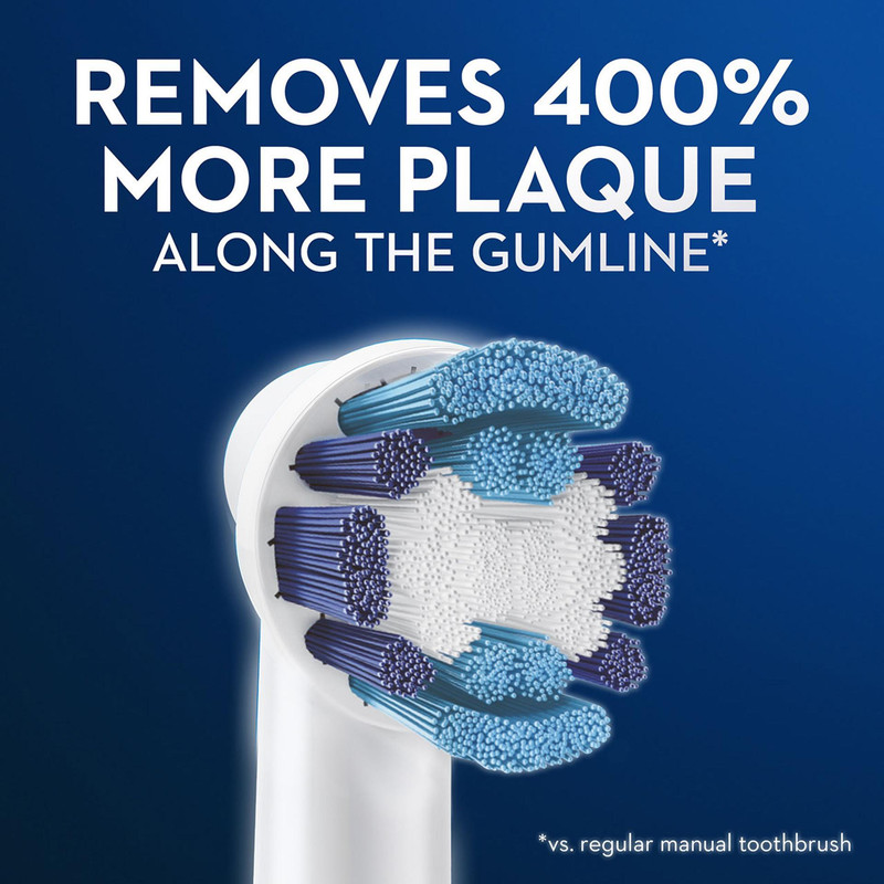 سری مسواک برقی اورال بی مدل Oral-B Precision Clean بسته 2 عددی