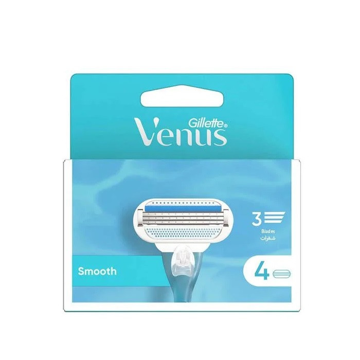 خود تراش ژیلت مدل Venus Smooth به همراه یدک بسته 4 عددی