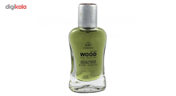 عطر جیبی مردانه ریو کالکشن مدل Rio Wood Brown حجم 20ml