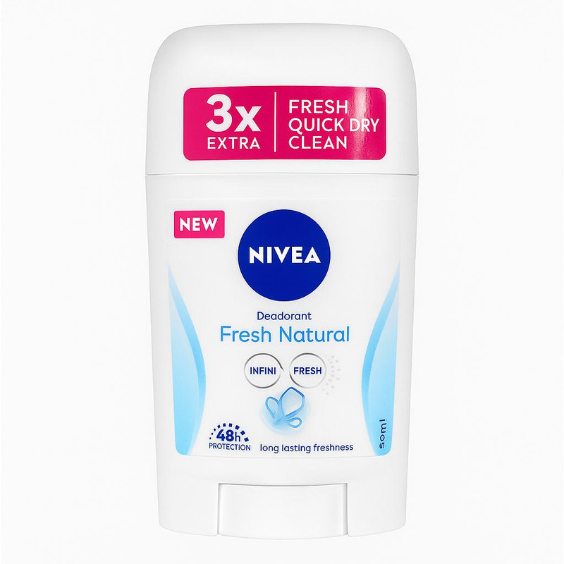 استیک دئودورانت زنانه نیوا مدل Fresh Natural حجم 50 میلی‌لیتر