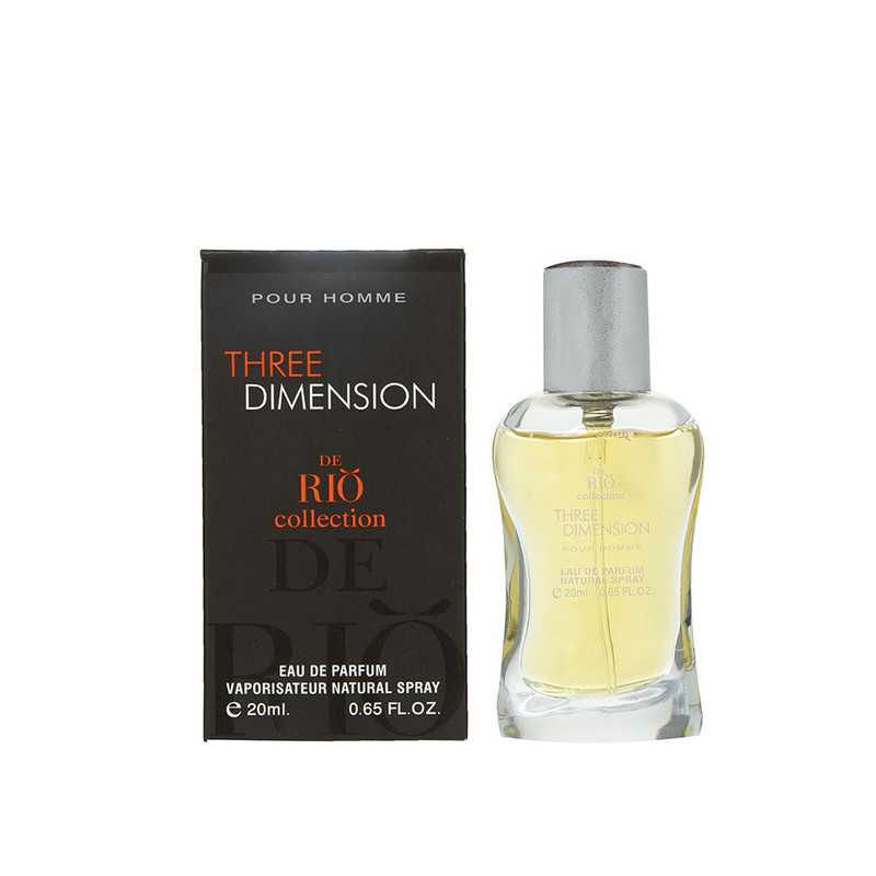 عطر جیبی مردانه ریو کالکشن مدل تری دیمنشن حجم 20 میلی لیتر