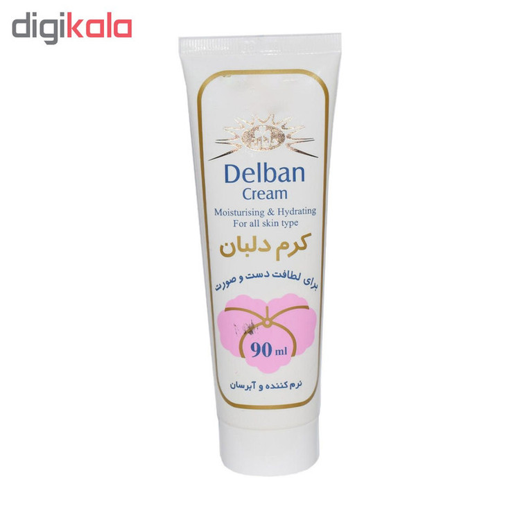 کرم مرطوب کننده دلبان کد 1 حجم 90 میلی لیتر
