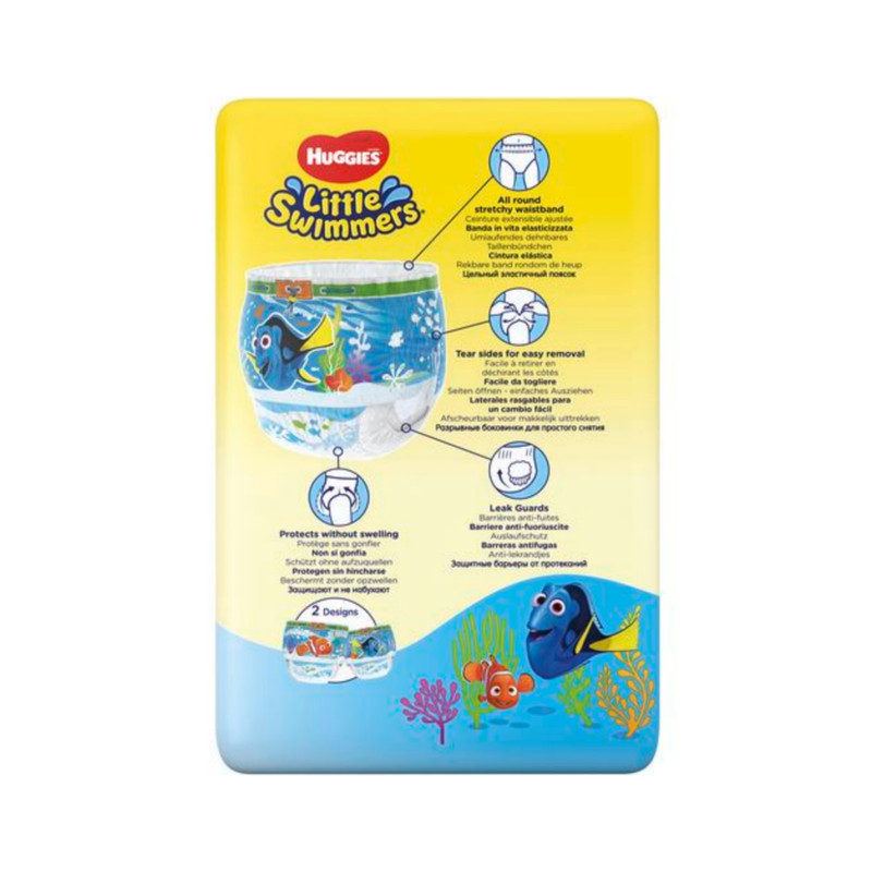 پوشک استخری هاگیز مدل swimmer سایز 3 بسته 12 عددی