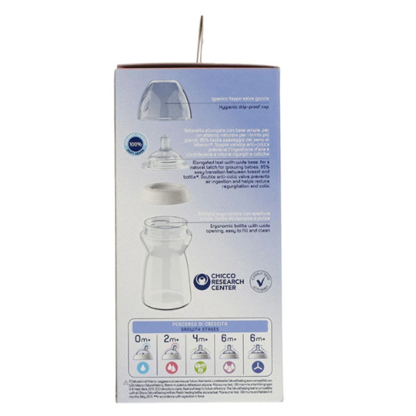 شیشه شیر چیکو مدل نچرال فیلینگ گنجایش 330 میلی لیتر