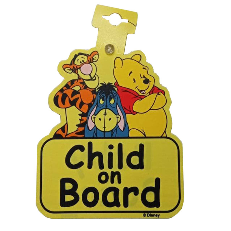 استیکر کودک بیبی آن بورد مدل Winnie the Pooh 2