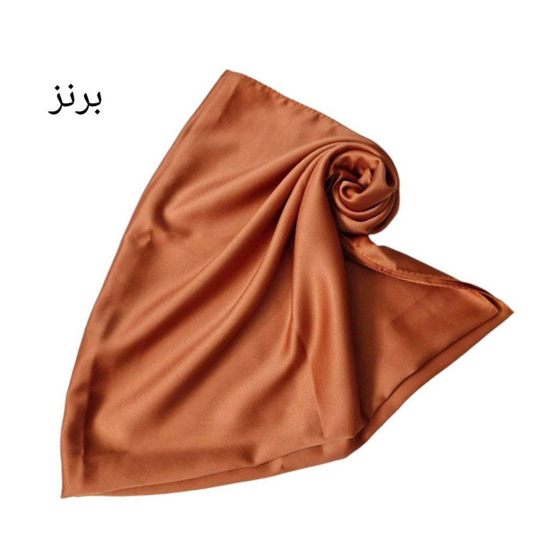 مینی اسکارف زنانه مدل ساتن ابریشم
